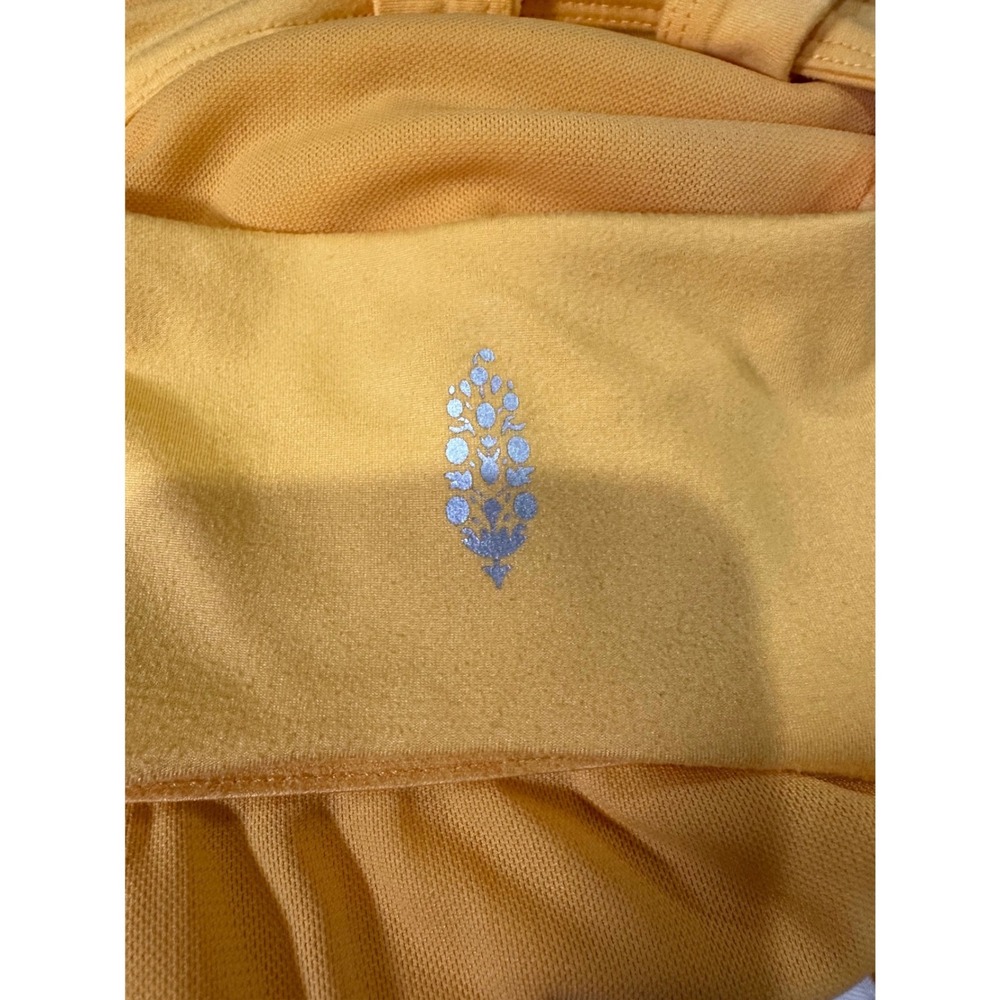 Free People FP Movement Way Hime Runsie Romper Yellow S flawed - Picture 8 of 9